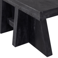 Kean eettafel 220x100 cm - zwart
