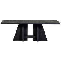 Kean eettafel 220x100 cm - zwart