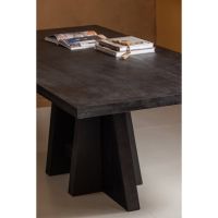 Kean eettafel 220x100 cm - zwart