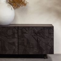 Woood Counter tv-meubel mango - zwart