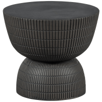 Woood Samson bijzettafel fiber 35xø40 cm - clay cofee