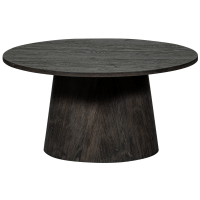 Woood Maan salontafel mdf 40xø80 cm - donkerbruin
