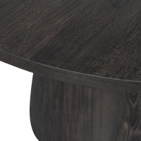 Woood Maan salontafel mdf 45xø60 cm - donkerbruin