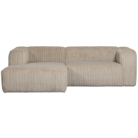 Bean chaise loungue links grove ribstof - travertin