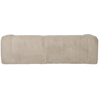 Bean chaise loungue rechts grove ribstof - travertin