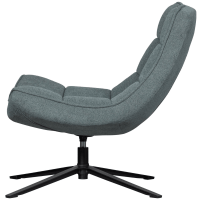 Woood Maudi draaifauteuil - blue stone