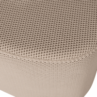 Woood Puuk poef mesh 38x60x47 cm - naturel