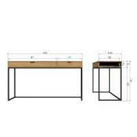 Silas bureau eiken decor