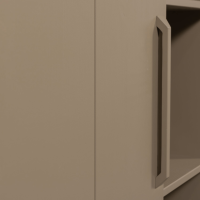 Lowen opbergkast grenen - mud