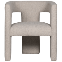 Woood Tiwa fauteuil bouclé - beige