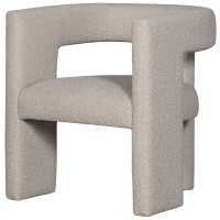Woood Tiwa fauteuil bouclé - beige
