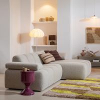 Dalia vloerlamp papier 150xø50 cm - wit