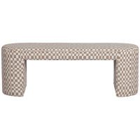 Woood Jacob bankje ruit - zand