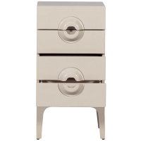 Woood Merge ladekast 4 lades hout - greige