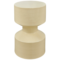 Woood Hidde bijzettafel metaal - geel