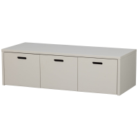 Woood Silke kistbank met lades grenen