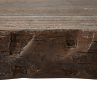 Woood Clyde bankje hout - donkerbruin