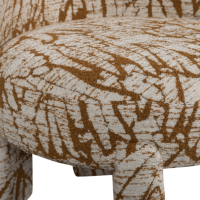 Upke fauteuil met dessin - naturel/bruin