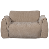 Woood Baggy loveseat 3D chenille - zand