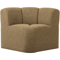 Mojo eetbankje hoek met rugleuning bouclé