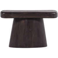 Woood Amco sidetable mangohout - zwart