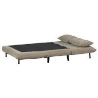 Woood Xem 1-persoons slaapbank velvet - naturel