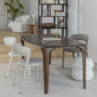 Woood Fiore eettafel 190x95 cm mangohout - donkerbruin