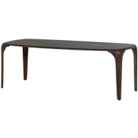 Woood Fiore eettafel 230x95 cm mangohout - donkerbruin