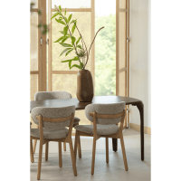 Woood Fiore eettafel 230x95 cm mangohout - donkerbruin