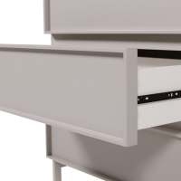 Woood Tours ladekast 4 lades melamine/mdf - zand