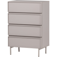 Woood Tours ladekast 4 lades melamine/mdf - zand