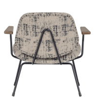Woood Aure fauteuil chenille - beige/zwart
