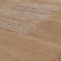 Woood Noven handgeweven vloerkleed 170x240 cm - zand