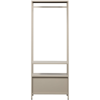 Woood Ferris openkledingkast 70 cm metaal - zand