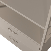 Woood Ferris openkledingkast 70 cm metaal - zand