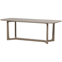 Woood Ferion eettafel 240x90 cm mangohout - mud