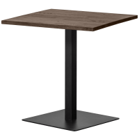 Woood Tablo eettafel vierkant 80x80 cm - cashmere brown