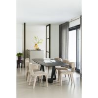 Woood Tablo eettafel deens ovaal 220x100 cm - mystic brown