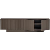 Woood Nova tv-meubel 200 cm grenen - truffelbruin