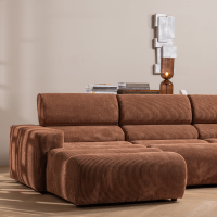 Woood Novi chaise longue bank links ribstof