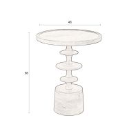 Dutchbone Cath bijzettafel - walnoot