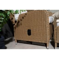 Svea Omar vouwbaar loungeset - naturel