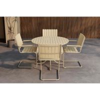Svea Mitchel loungeset - beige/beige polywood