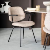 Eleonora Eetkamerstoel Lynn met armleunig