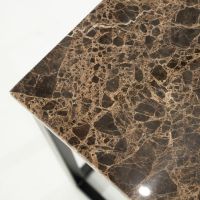 Eleonora Rico bijzettafel marmer - bruin/zwart