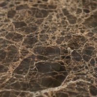 Eleonora Rico bijzettafel marmer - bruin/zwart