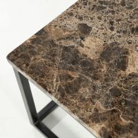 Eleonora Rico salontafel vierkant marmer - bruin