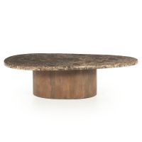 Eleonora Bradley salontafel organisch marmer - bruin