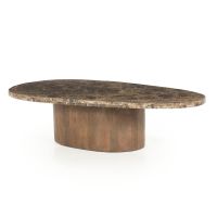 Eleonora Bradley salontafel organisch marmer - bruin