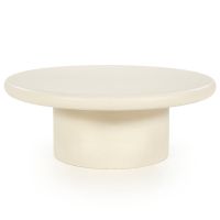 Eleonora Jade salontafel rond ø80 cm - beige